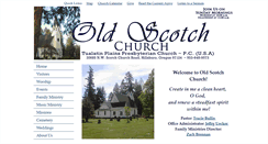Desktop Screenshot of oldscotchchurch.org