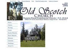 Tablet Screenshot of oldscotchchurch.org